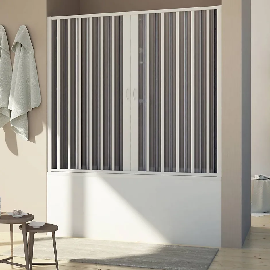 Forte Pare baignoire 150 CM H150 en Plastique pvc modèle Delfi avec l'ouverture centrale