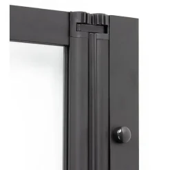 Gelco Pare Baignoire 4 volets - - LEXIA Noir - 110 x 140* Pare-Baignoire