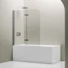 Bernstein Pare baignoire en verre véritable NANO EX209 - 1200x1400x6 mm* Pare-Baignoire