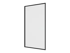 Vente-unique Pare baignoire noir mat style industriel - 70 x 140 cm - Verre trempé - BRADENTON* Pare-Baignoire