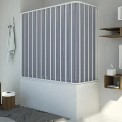 Forte Pare baignoire70x160 CM H150 en Plastique pvc modèle Santorini avec l'ouverture latérale