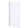 GoodHome Pare-baignoire 1 volet verre transparent anticalcaire Calera H. 140 x l. 85 cm