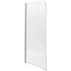Cooke & Lewis Pare-baignoire 1 volet verre sérigraphié H. 130 x l. 75 cm