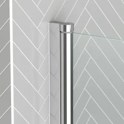 Galedo Pare-baignoire 70 x 120 cm chromé Essentiel