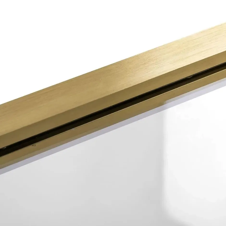Rea Pare-Baignoire Pliant Agat-2 80 Brushed Gold