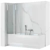 Rea Pare-Baignoire Pliant Agat-2 80* Tablier Et Habillage De Baignoire