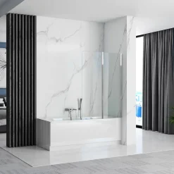 Rea Pare-Baignoire Pliant Agat-2 80* Tablier Et Habillage De Baignoire