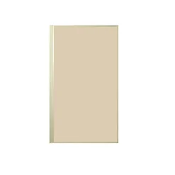 Galedo Pare-baignoire rabattable H.130 x l.75 cm, verre brun, profilés dorés brossés, Golden Edge* Pare-Baignoire