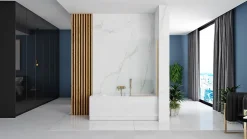 Rea Pare-Baignoire Elegant 70 Gold* Tablier Et Habillage De Baignoire