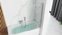Rea Pare-Baignoire Lagos Fix 70 Chrome