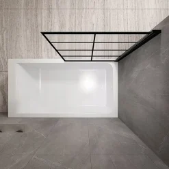 Rea Pare-Baignoire Lagos-1 Fix 80 Black