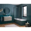 Kinedo Pare-bain Smart Design Orion pivotant pour montage avec Smart Design Hydra/Lyra 70 gris noir grainé transparent