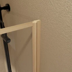 Paroi de douche à l'italienne l.90 x H.200 cm profilés effet bois, Galedo Wood Edge* Paroi De Douche
