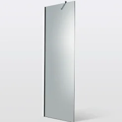 Paroi de douche à l'italienne Cooke & Lewis Zilia verre fumé 80 cm