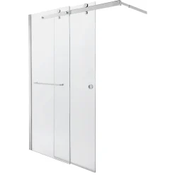 Paroi de douche à l'italienne coulissante GoodHome Naya transparent 160 cm* Paroi De Douche