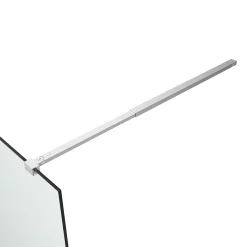 Paroi de douche à l'italienne fixe l.70 x H.195 cm, bandes miroir, profilés alu chrome, GoodHome Ledava* Paroi De Douche