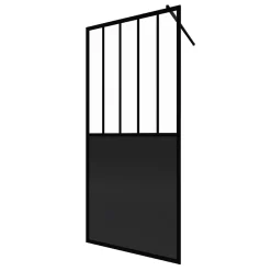 Paroi de douche à l'italienne Galedo Black Indus transparent 100cm* Paroi De Douche