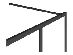 Vente-unique Paroi de douche à l'italienne style atelier - Noir mat - 100 x 200 cm - URBANIK* Paroi De Douche