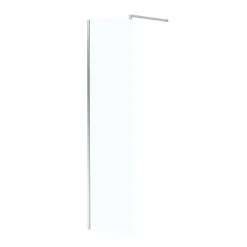 Paroi de douche à l'italienne H.195 x l.50 cm, ép. 5 mm, profilé chrome, Galedo Essentiel