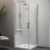 Kassandra Paroi de douche accès en angle 2 portes pivotantes NARDI 60 x 60 cm