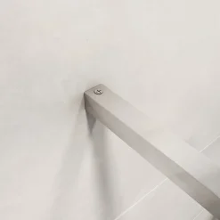 Paroi de douche chrome 140x190cm,6mm verre anticalcaire avec bandes horizontales sérigraphiées,barre de fixation 140cm en carré* Paroi De Douche