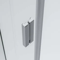 Bernstein Paroi de douche 120cmx195cm(LxH) profil chrome en verre ESG 6mm, Cabine de douche porte coulissante - NT806* Porte De Douche