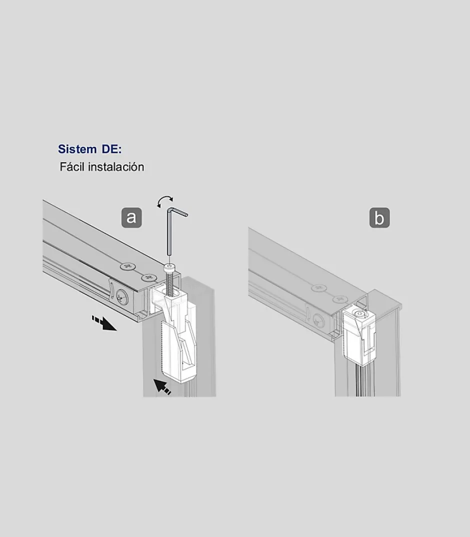 Kassandra Paroi de douche coulissante DELTA - Noir Mat - 157-159.6 cm - Fermeture amortie - Réversible - Anticalcaire