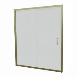 Cuisibane Paroi de douche coulissante 160 cm cadre doré GOLDY* Porte De Douche