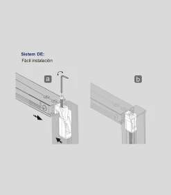 Kassandra Paroi de douche coulissante DELTA - Noir Mat - Sérigraphié - 113-115.6 cm - Fermeture amortie - Réversible - Anticalcaire