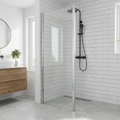 Cooke & Lewis Paroi de douche fixe Zilia transparente 90 cm* Paroi De Douche