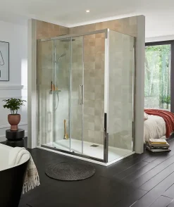 Cooke & Lewis Paroi de douche fixe Zilia transparente 90 cm* Paroi De Douche