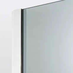 Cooke & Lewis Paroi de douche fixe Zilia verre fumé 90 cm