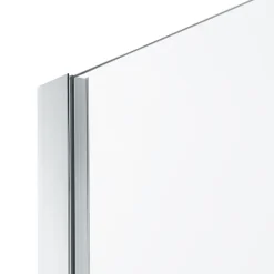 GoodHome Paroi de douche fixe Naya transparente 90 cm