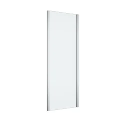 GoodHome Paroi de douche fixe l.70 x H.195 cm, verre transparent, profilés alu chrome, Ledava
