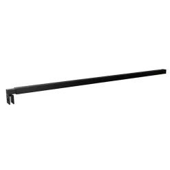 Cuisibane Paroi de douche industrielle noire ATELIA 120 cm
