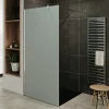 Saniverre Paroi de douche Italienne ROMA H.200 x 110 cm verre 10 mm opaque -