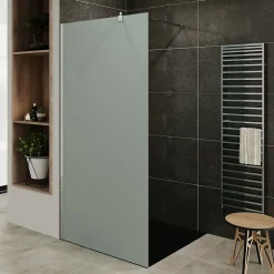Saniverre Paroi de douche Italienne ROMA H.200 x 130 cm verre 10 mm opaque -* Paroi De Douche