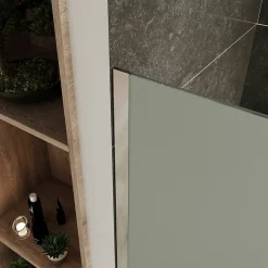 Saniverre Paroi de douche Italienne ROMA H.200 x 140 cm verre 10 mm opaque -* Paroi De Douche