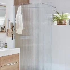 Paroi de douche JACOB DELAFON Contra flute 100cm + kit profilé Chromé