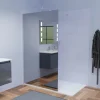 Cuisibane Paroi de douche miroir 120 cm MAORA - Verre 8 mm anticalcaire* Paroi De Douche