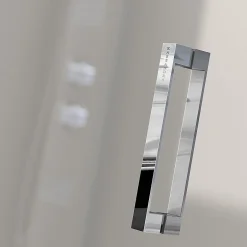 Kassandra Paroi de douche semi-circulaire 2 verres fixes + 2 portes coulissantes S400 80x80 cm rayon 55cm