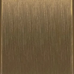 Essebagno Paroi de douche 120x200 cm verre anticalcaire 6mm avec barre de fixation en aluminium Cuivre Brossé