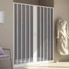 Forte Paroi douche 160 CM H185 en Plastique pvc modèle Aura avec l'ouverture centrale