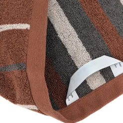 Linnea Parure de bain 5 pièces BOLD éponge en 100% marron Terracotta