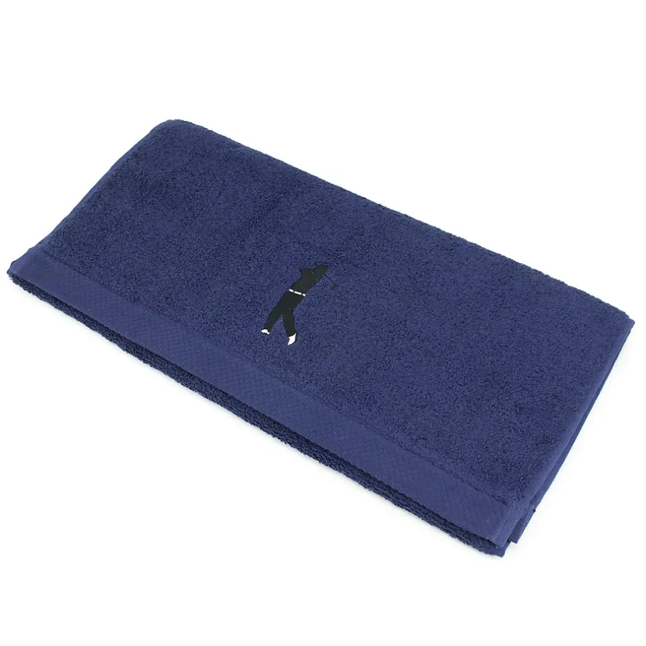 Linnea Parure de bain 8 pièces coton 550g/m2 PURE GOLF Bleu Marine* Serviette De Bain