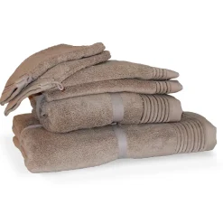 Linnea Parure de bain 6 pièces JULIET Beige 520g/m2* Serviette De Bain