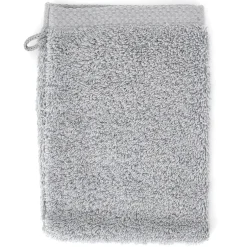 Linnea Parure de bain 6 pièces PURE SQUARES Argent 550g/m2