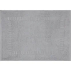 Linnea Parure de bain 6 pièces PURE SQUARES Argent 550g/m2