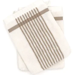 Linnea Parure de bain 6 pièces RIBBON beige* Serviette De Bain