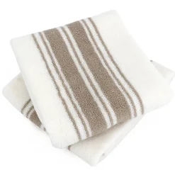 Linnea Parure de bain 6 pièces RIBBON II beige